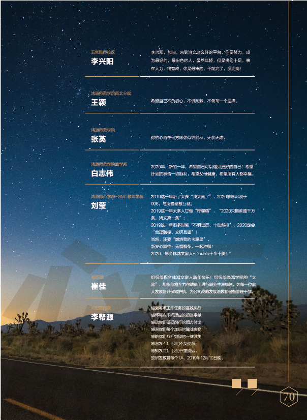 鸿文化原创内刊第11期 2020年1月刊