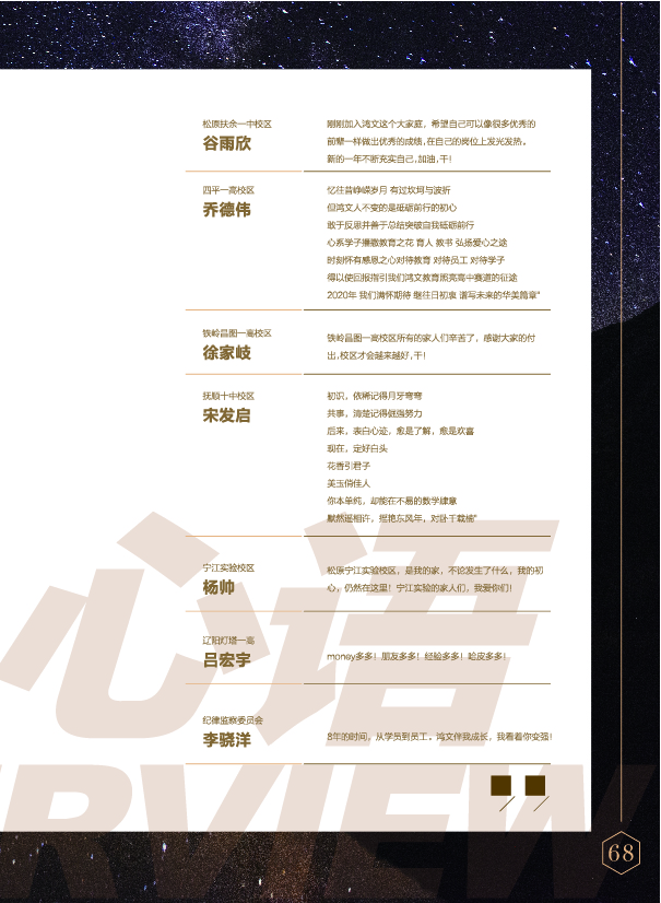 鸿文化原创内刊第11期 2020年1月刊